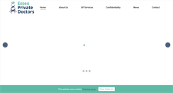 Desktop Screenshot of essexprivatedoctors.com
